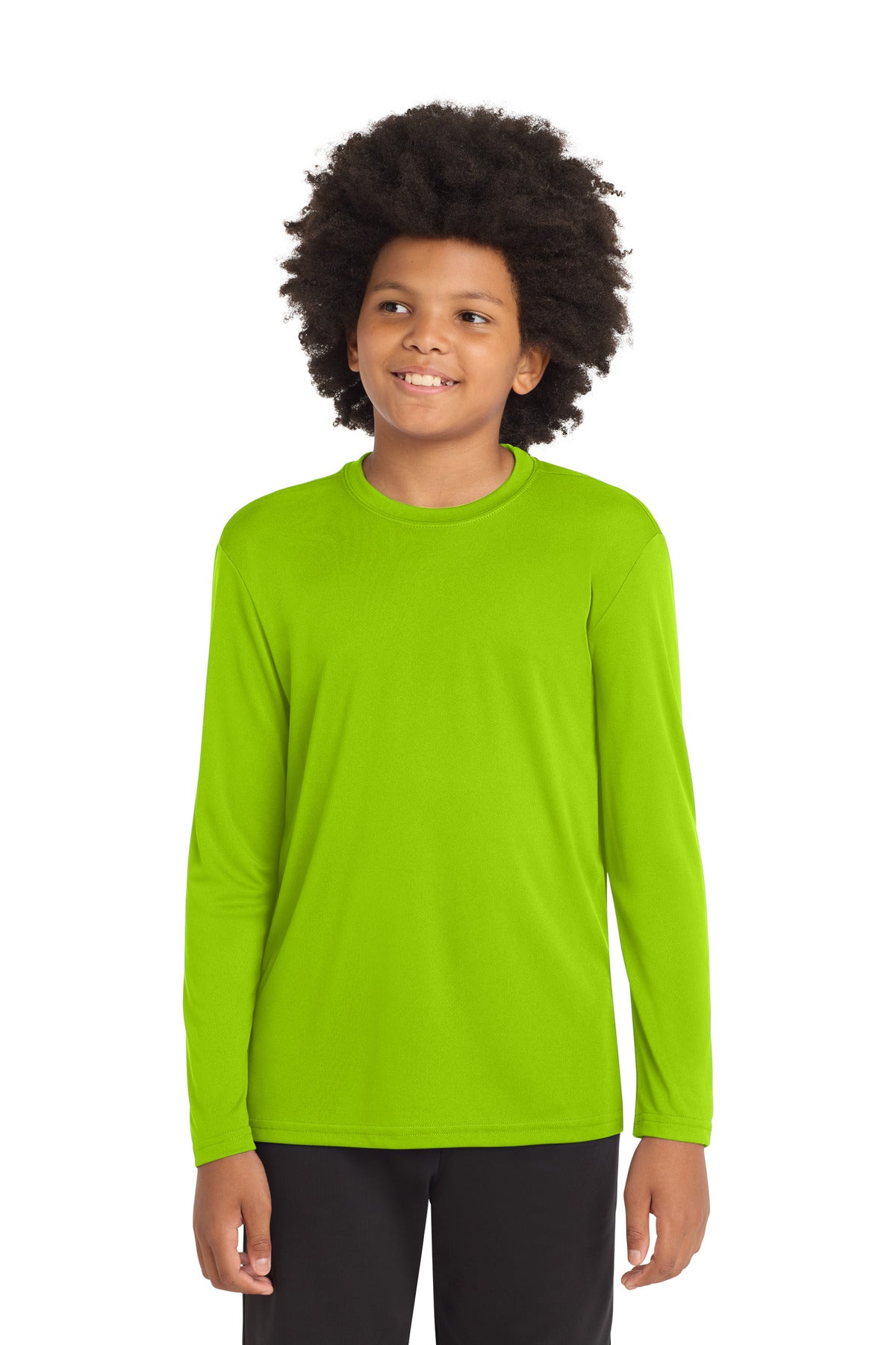 Camiseta juvenil de manga larga PosiCharge Competitor™ de Sport-Tek (YST350LS)