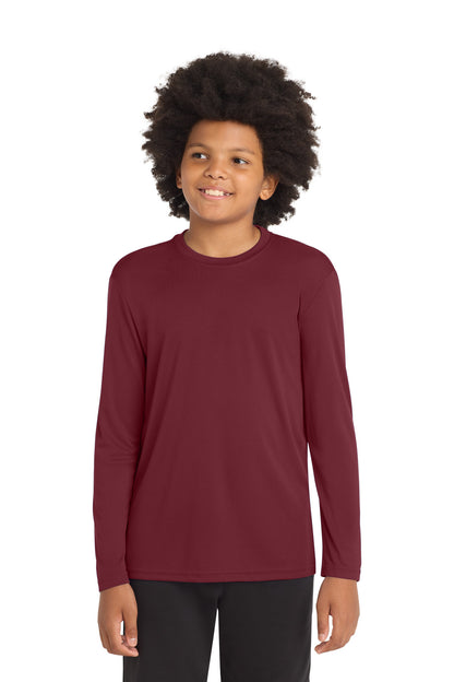 Camiseta juvenil de manga larga PosiCharge Competitor™ de Sport-Tek (YST350LS)