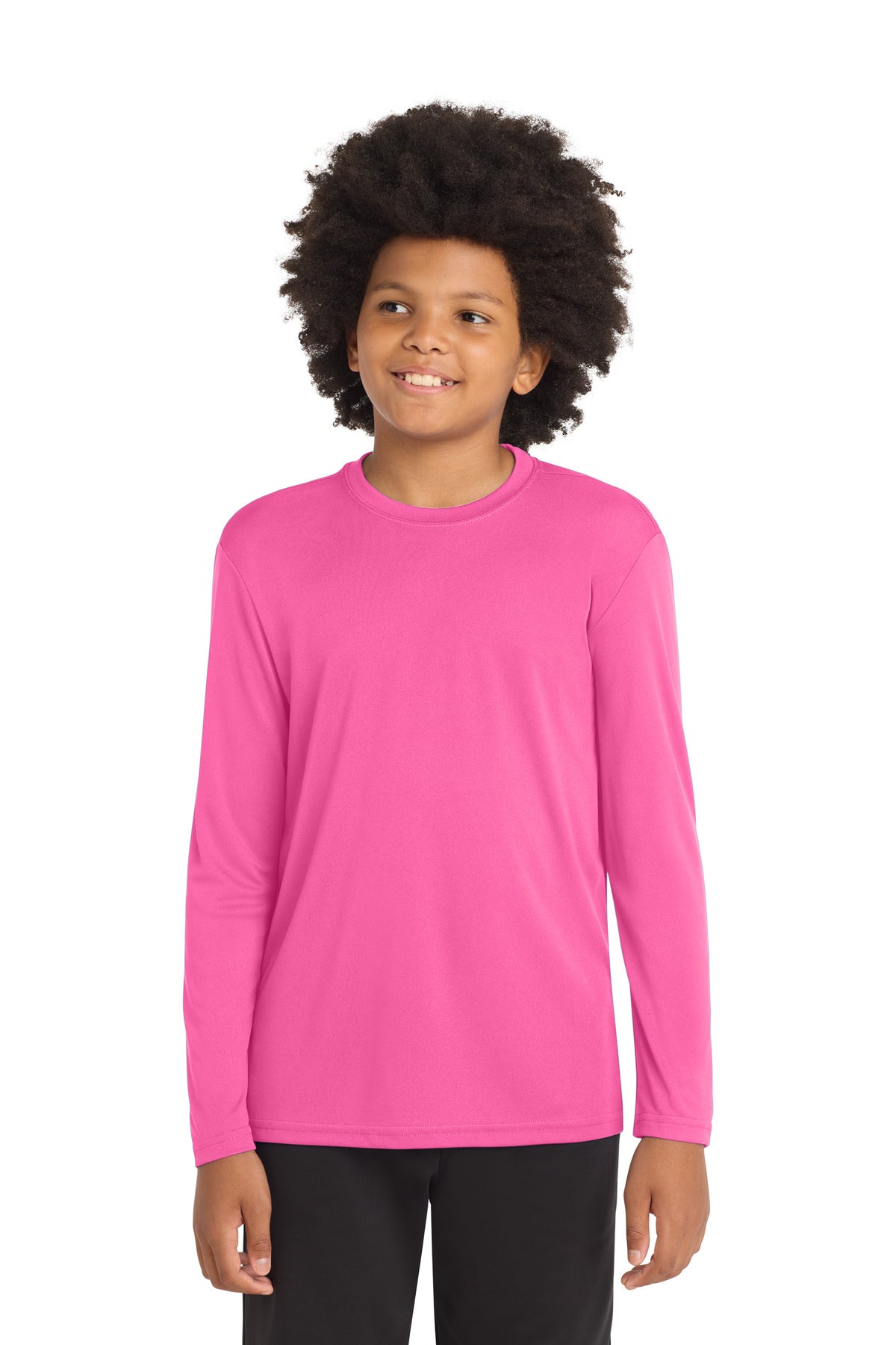 Camiseta juvenil de manga larga PosiCharge Competitor™ de Sport-Tek (YST350LS)