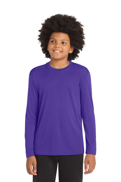 Camiseta juvenil de manga larga PosiCharge Competitor™ de Sport-Tek (YST350LS)