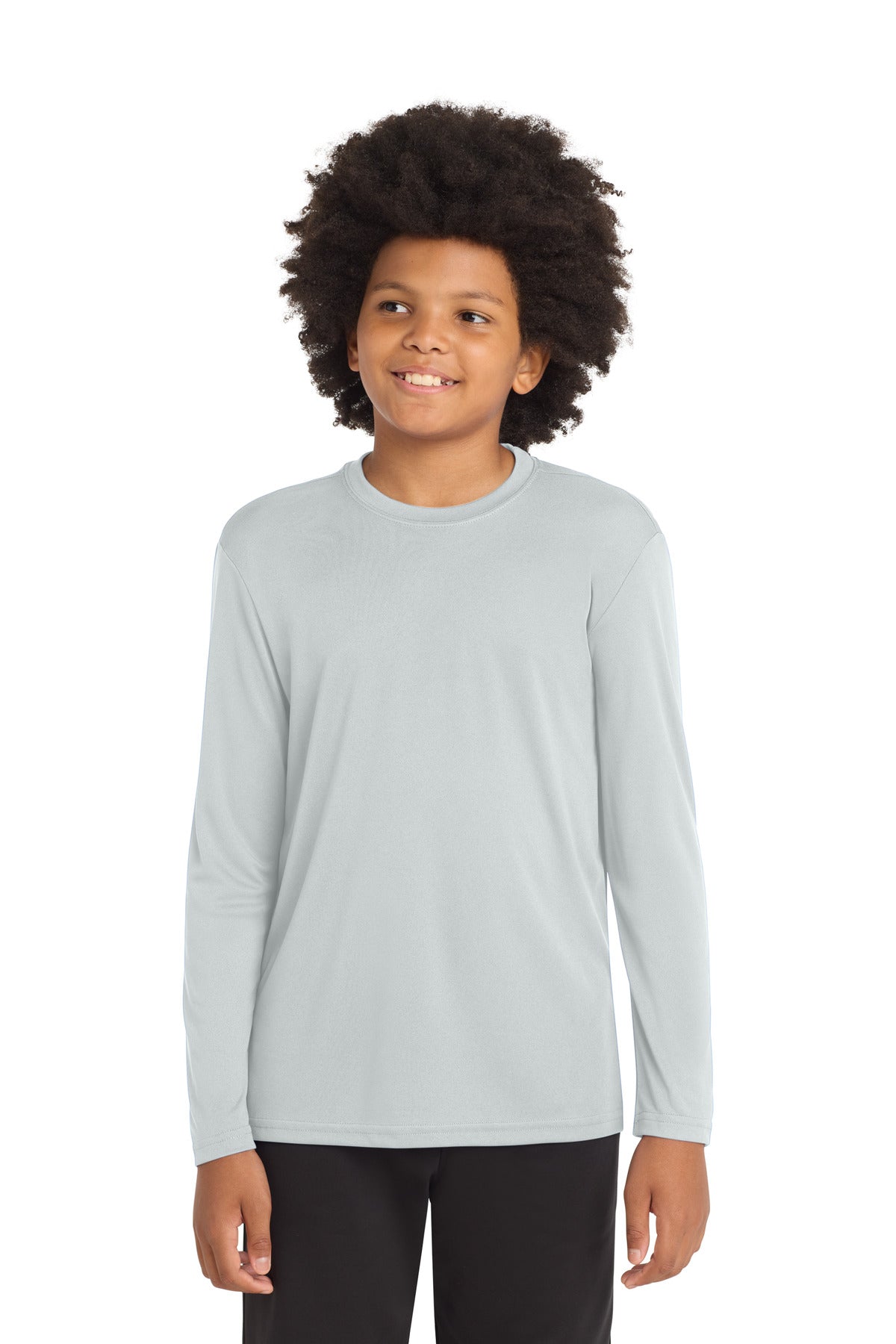 Camiseta juvenil de manga larga PosiCharge Competitor™ de Sport-Tek (YST350LS)