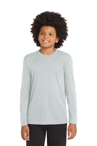 Camiseta juvenil de manga larga PosiCharge Competitor™ de Sport-Tek (YST350LS)