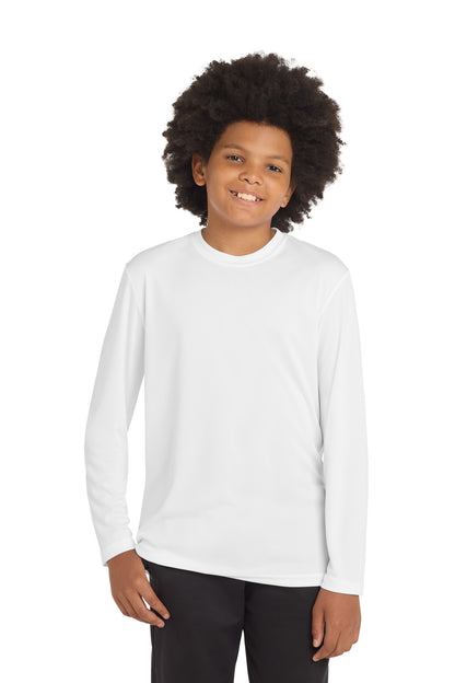 Camiseta juvenil de manga larga PosiCharge Competitor™ de Sport-Tek (YST350LS)