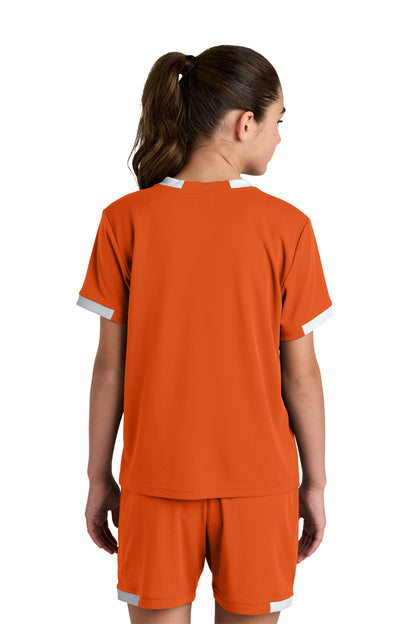 Deep Orange/ White