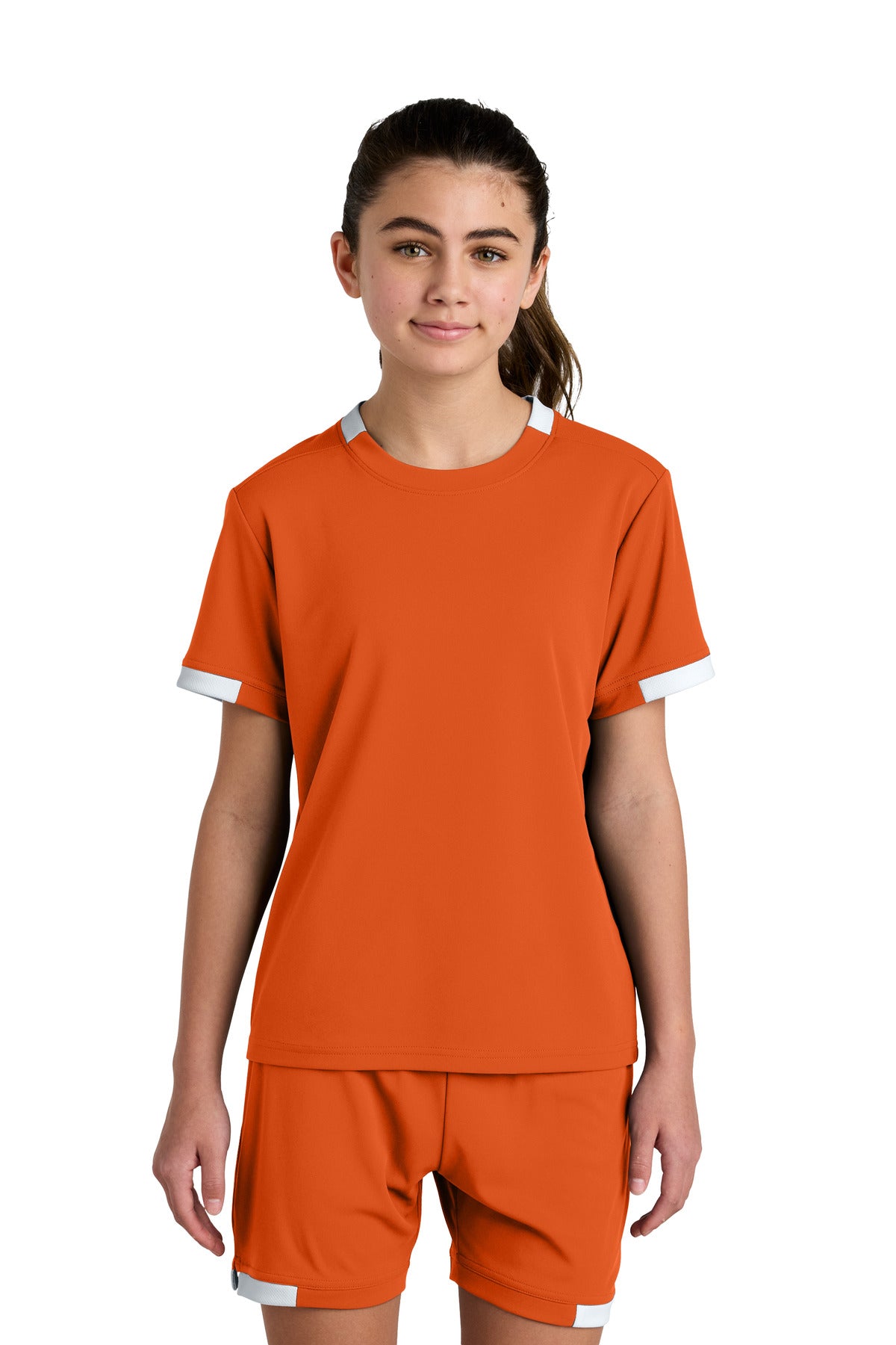 Deep Orange/ White