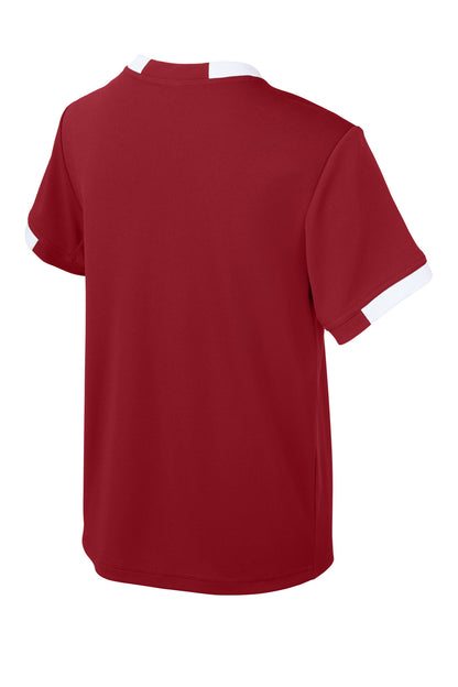 Deep Red/ White