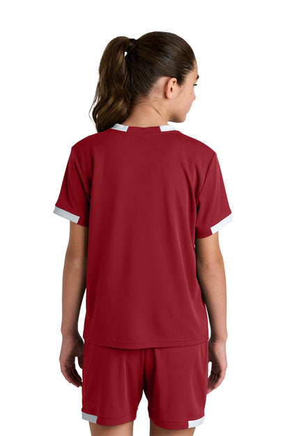 Deep Red/ White
