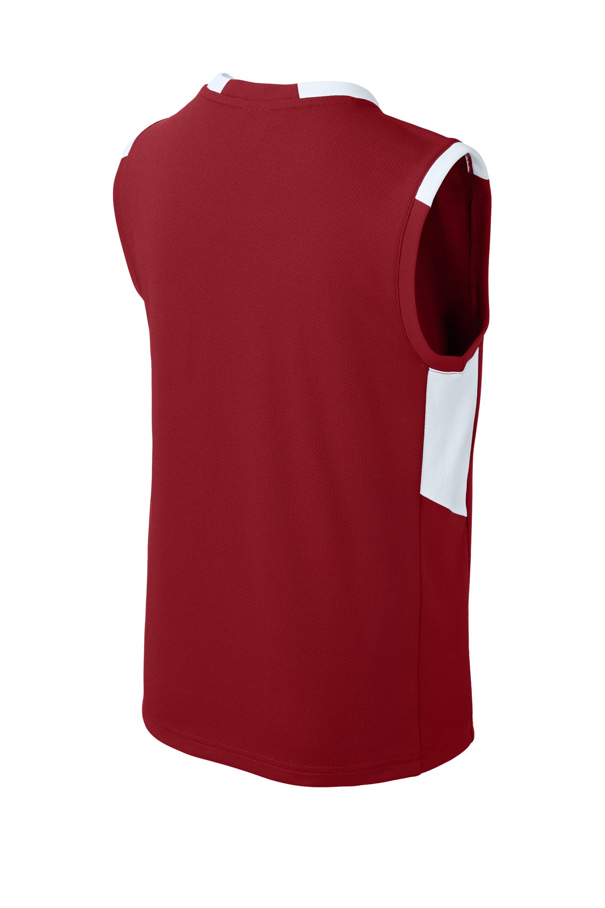 Deep Red/ White