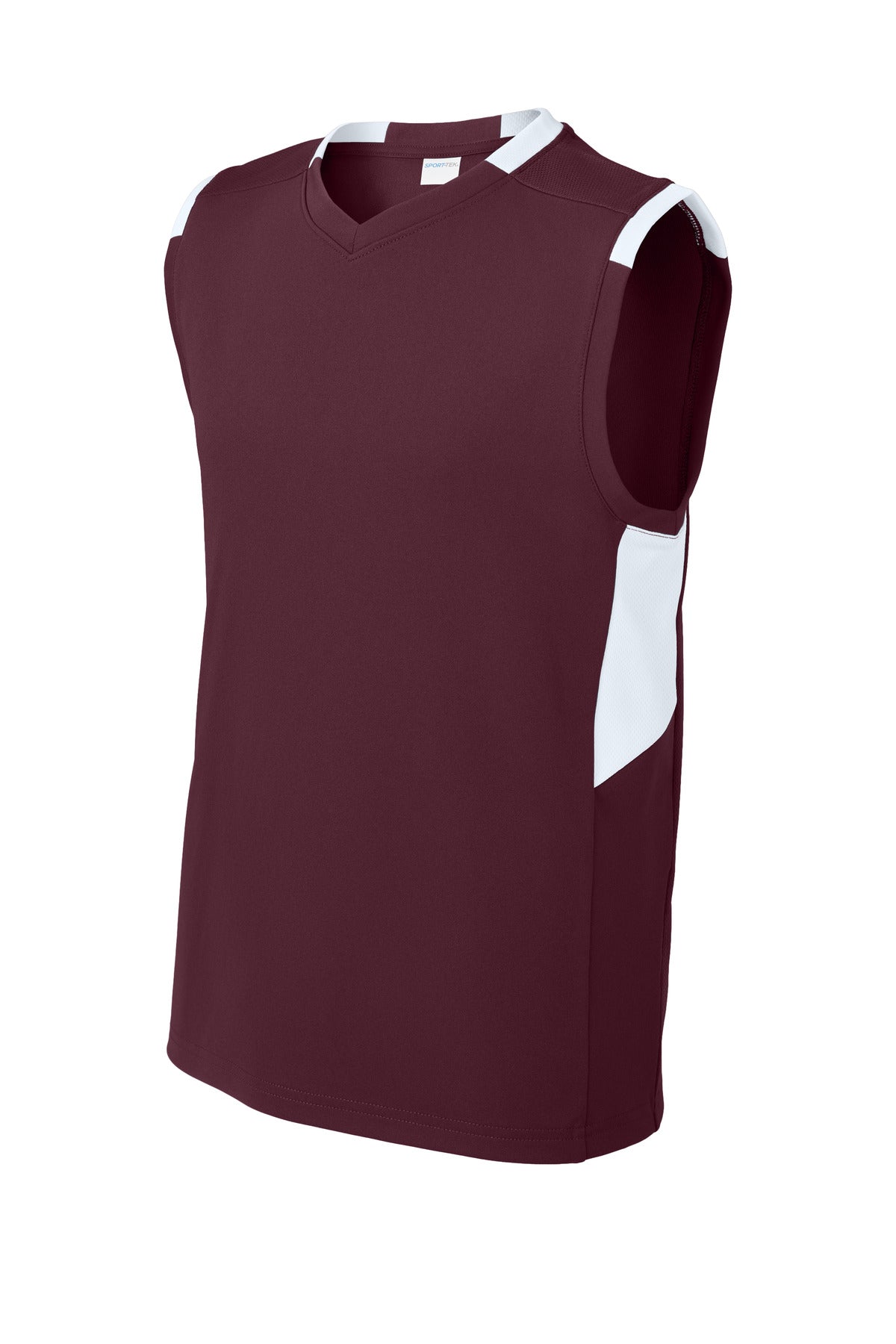 Maroon/ White