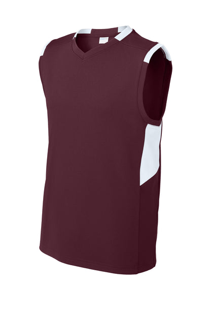 Maroon/ White