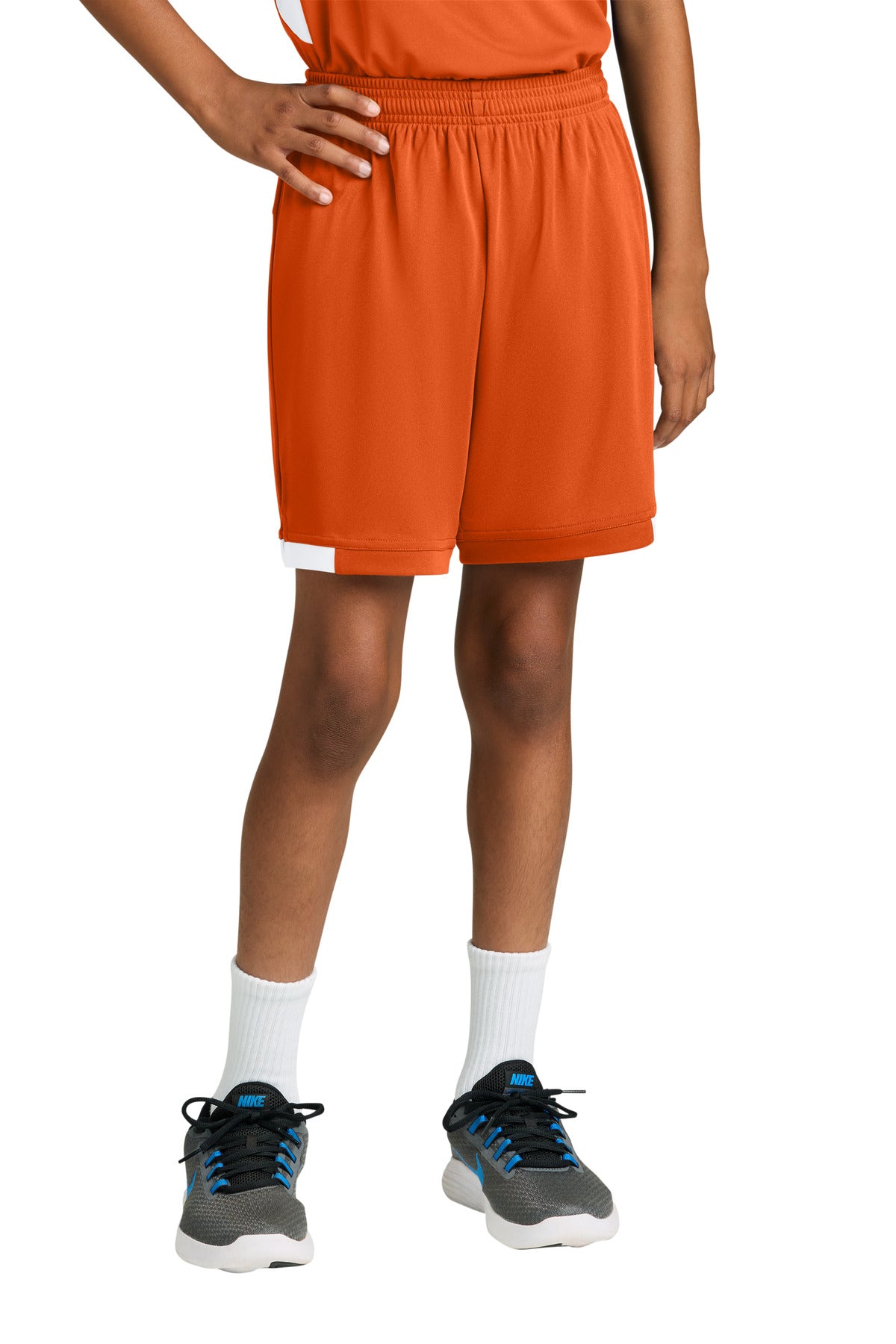 Deep Orange/ White