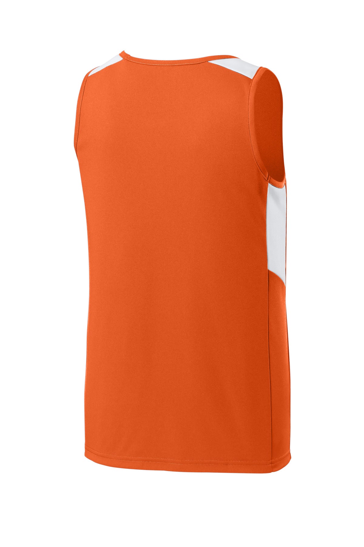 Deep Orange/ White