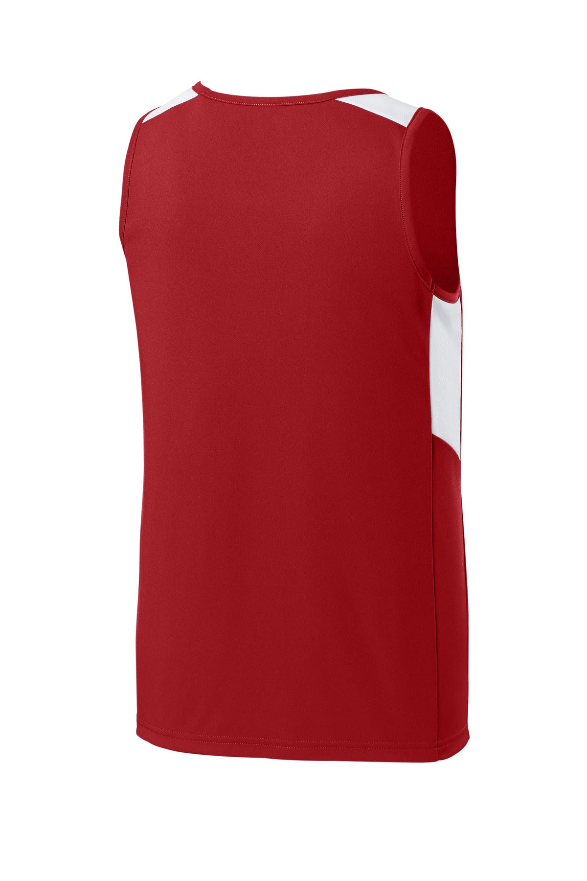 Deep Red/ White