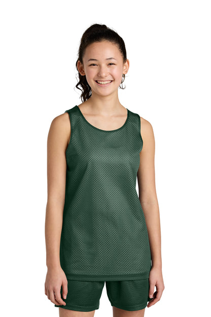 Camiseta sin mangas reversible de malla PosiCharge para jóvenes de Sport-Tek (YST5000)