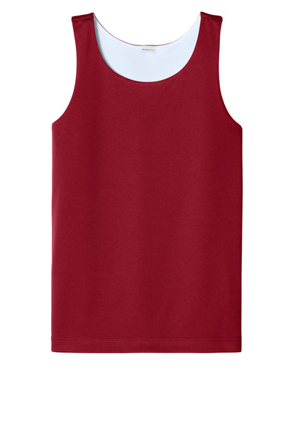 Deep Red/ White