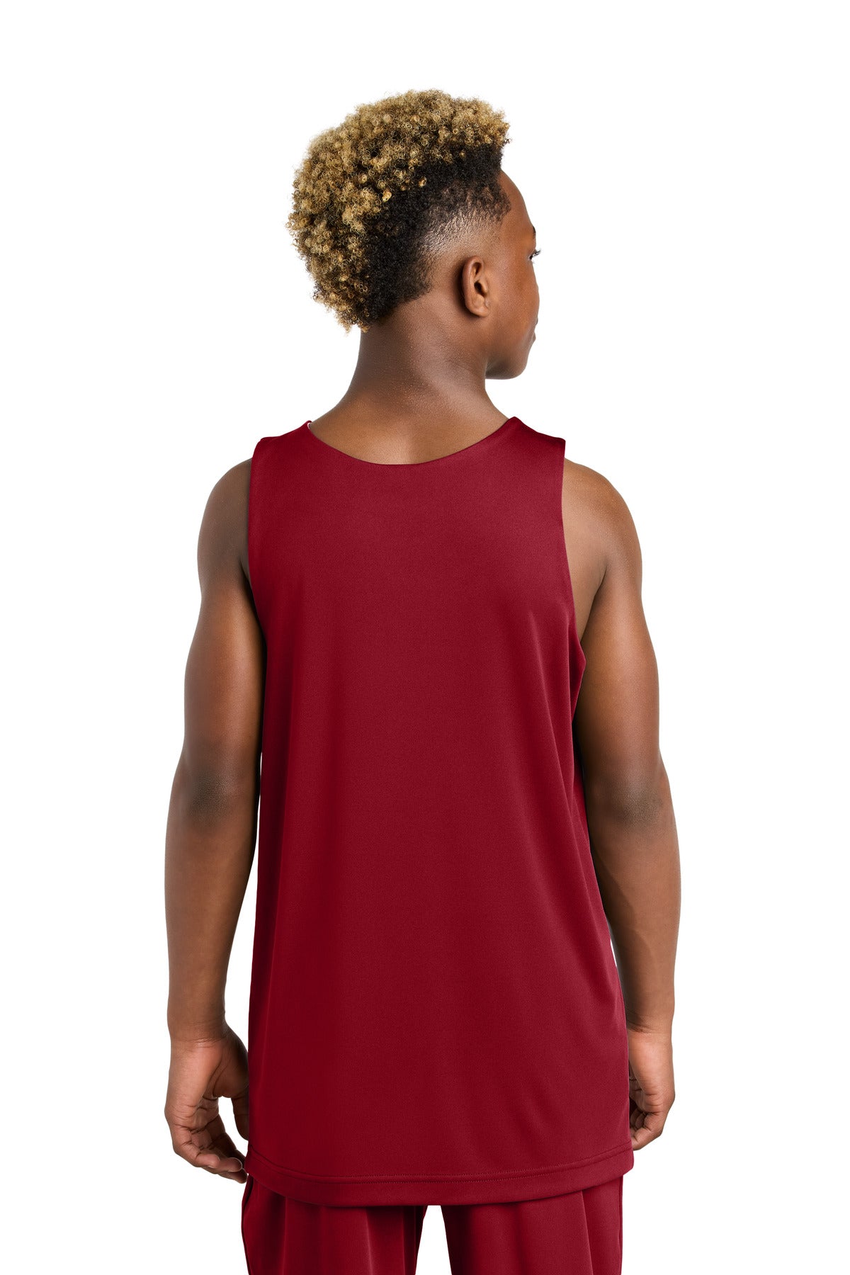 Deep Red/ White