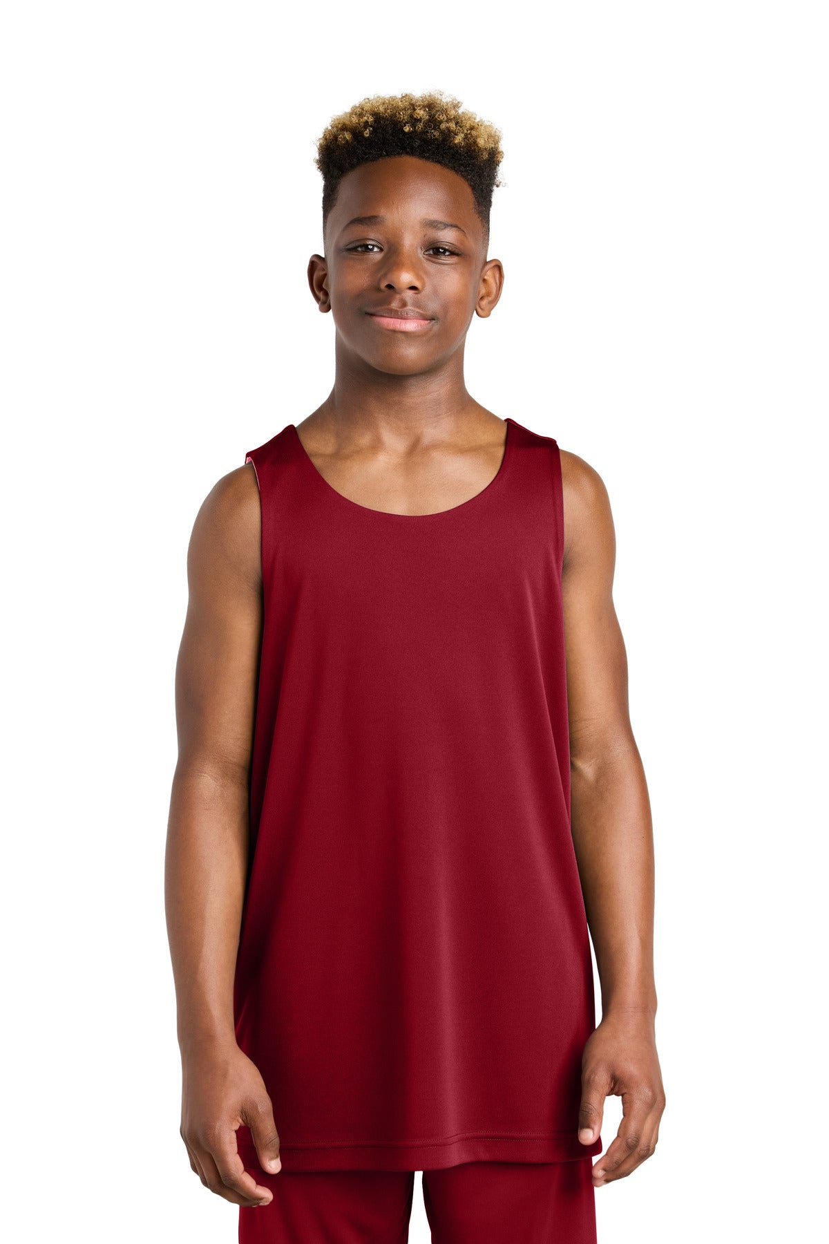 Deep Red/ White
