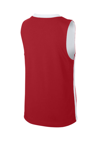Deep Red/ White