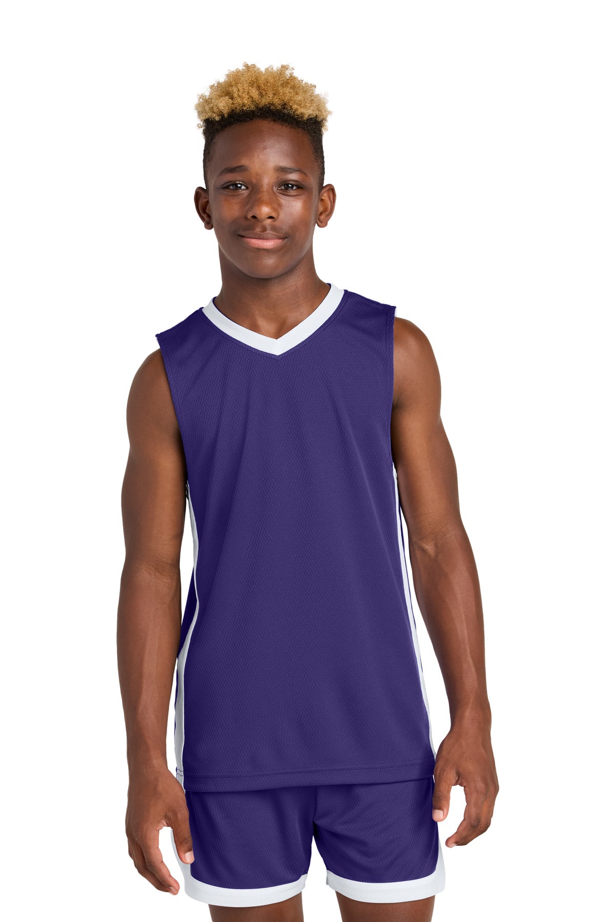 Purple/ White