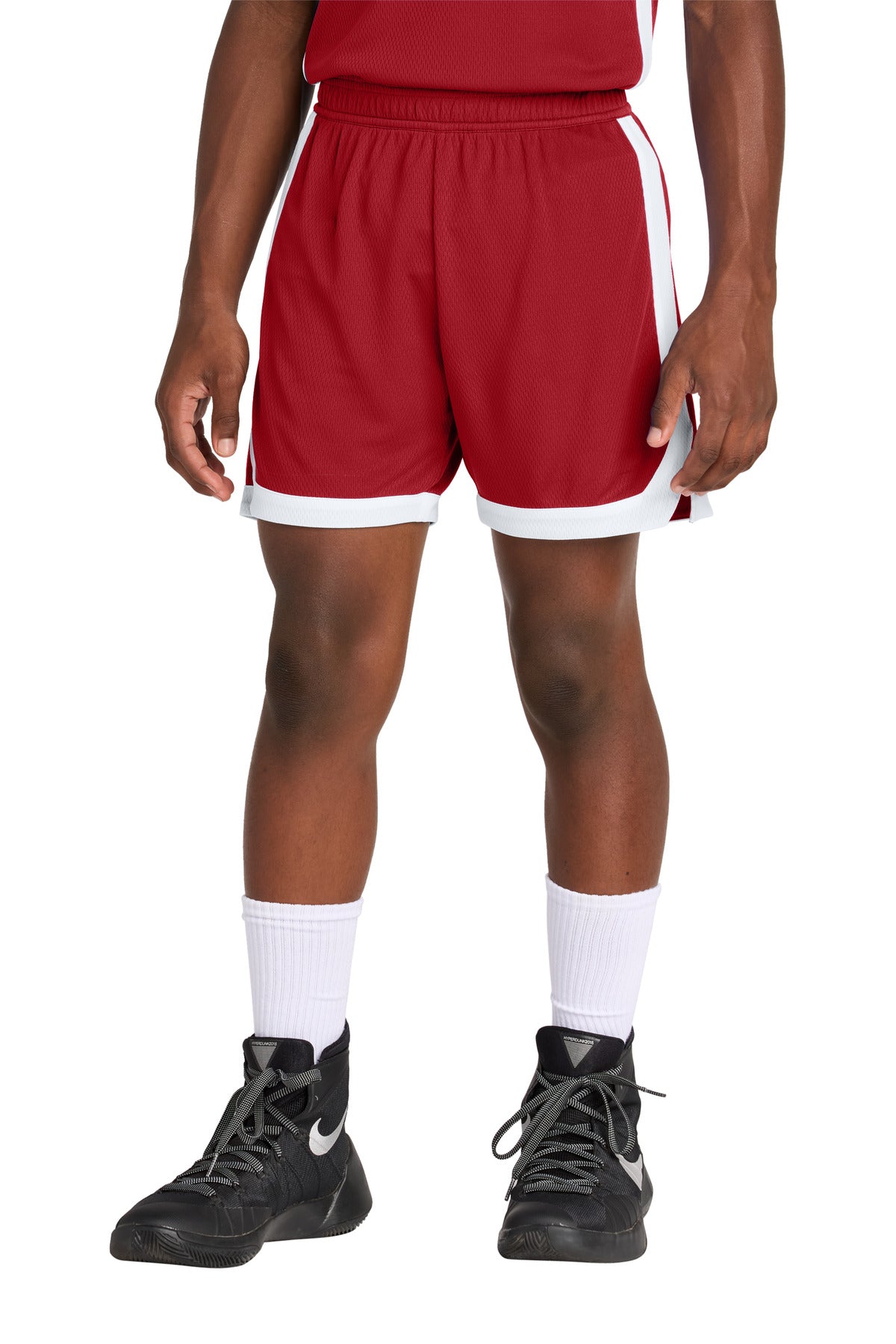 Deep Red/ White