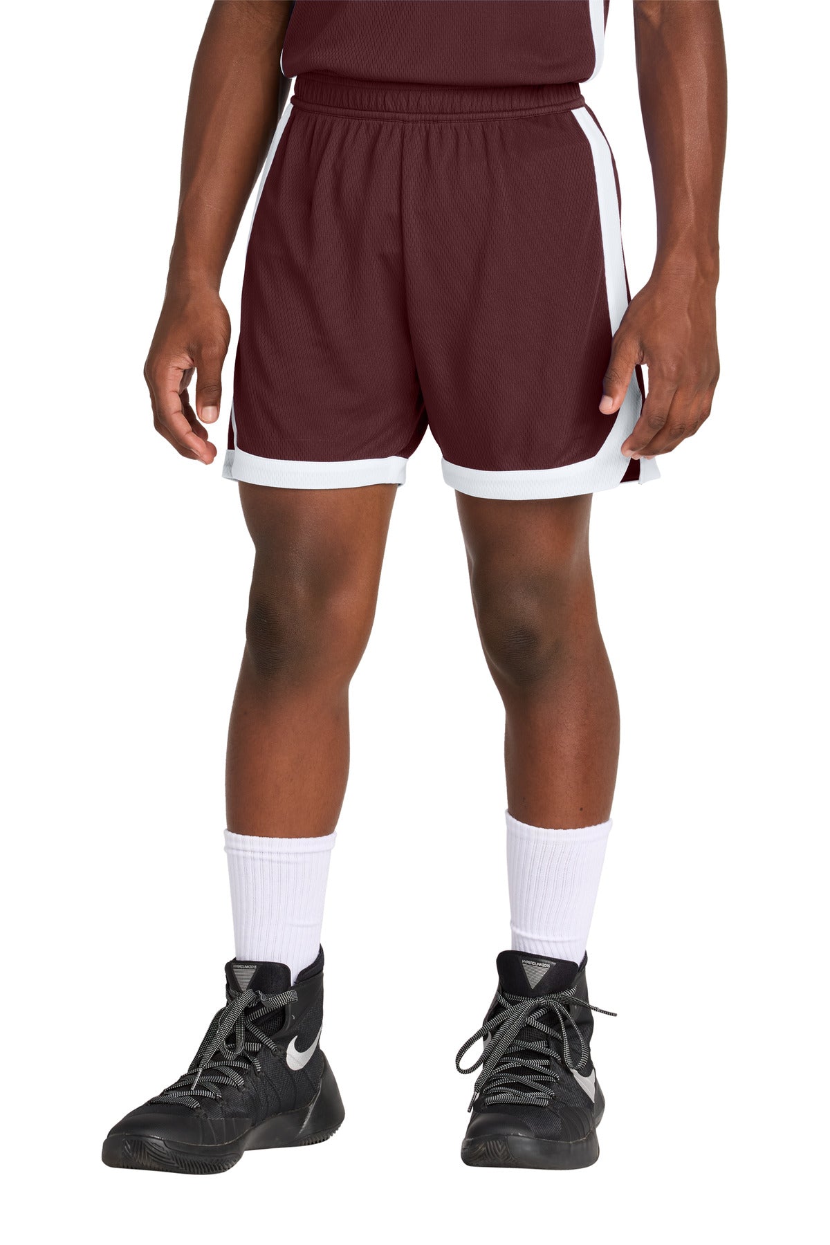 Maroon/ White