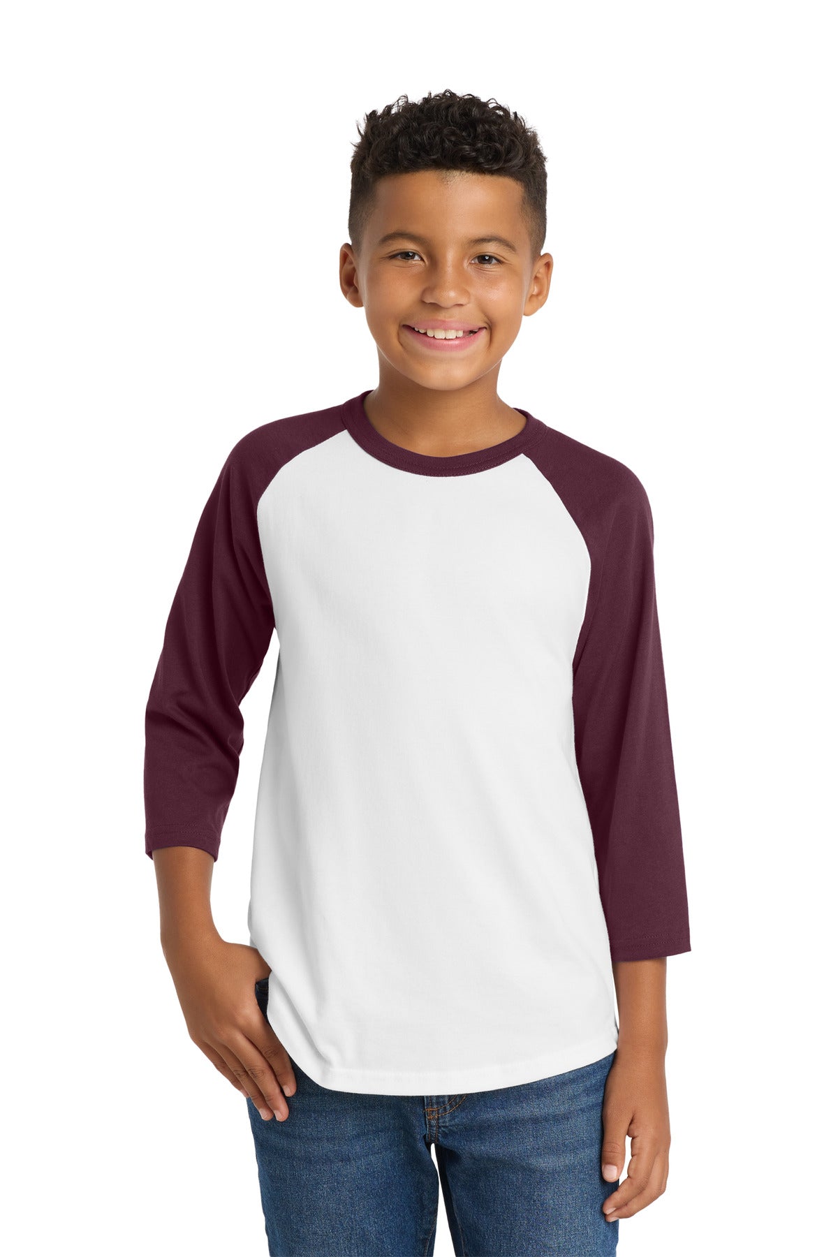 White/ Maroon