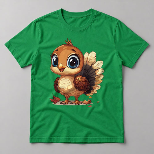 Baby Turkey tee in Kelly Green