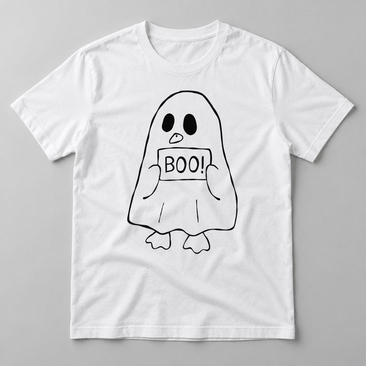 Boo Sign Ghost tee in White