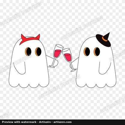 Cheers Ghosts PNG preview