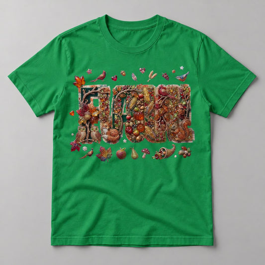 Cornucopia Jewel Fall tee in Kelly Green