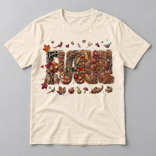 Cornucopia Jewel Fall tee in Natural