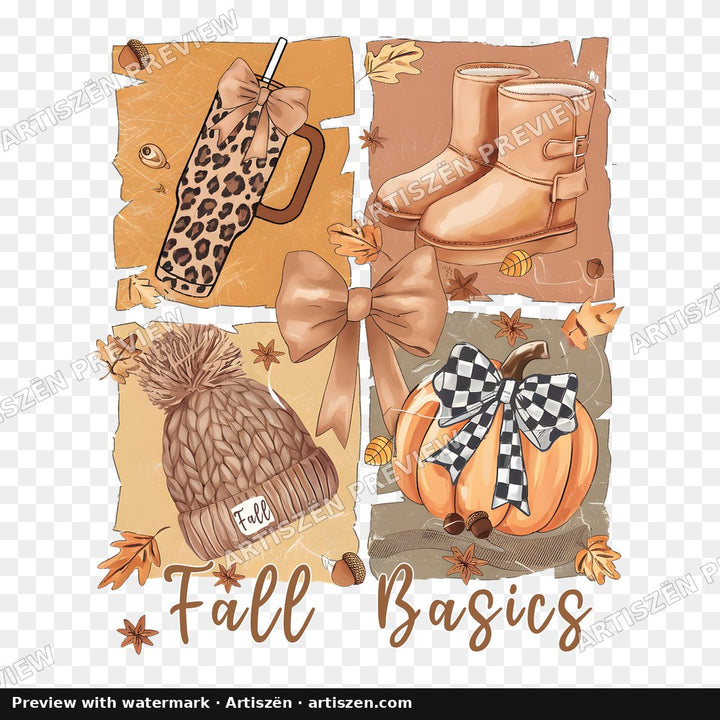 Fall Basics Patchwork PNG preview