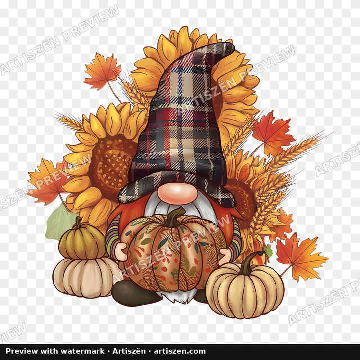 Fall Gnome PNG preview