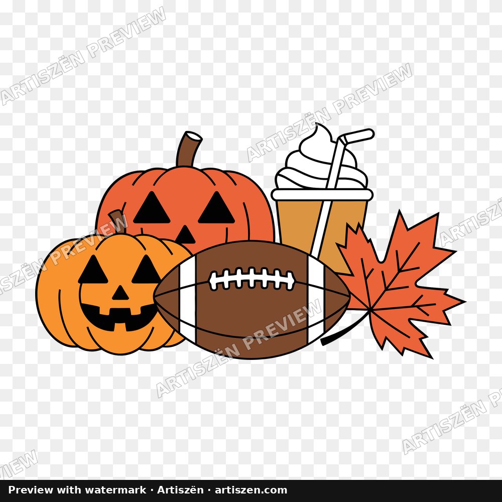 Football Fall Favorites PNG preview