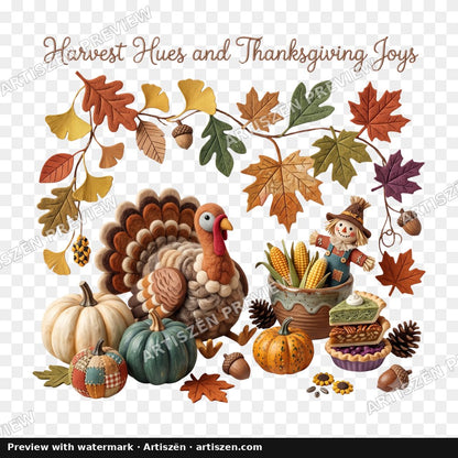 Harvest Hues Knit PNG preview