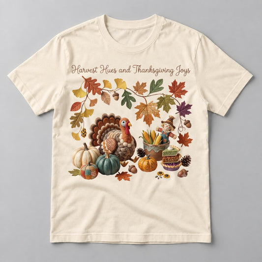 Harvest Hues Knit tee in Natural