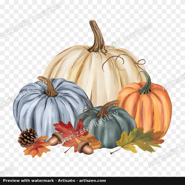 Heirloom Pumpkins PNG preview