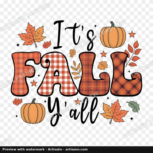 It's Fall Y'all PNG preview