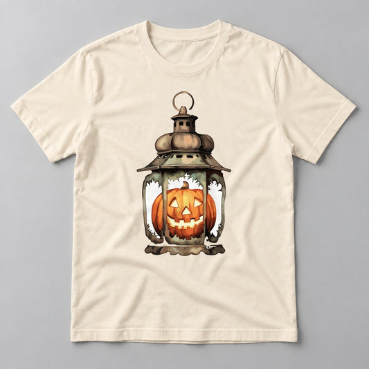 Jack-o-Lantern Lantern tee in Natural