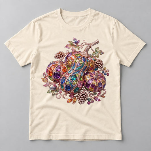 Jewel Gourd Bouquet tee in Natural