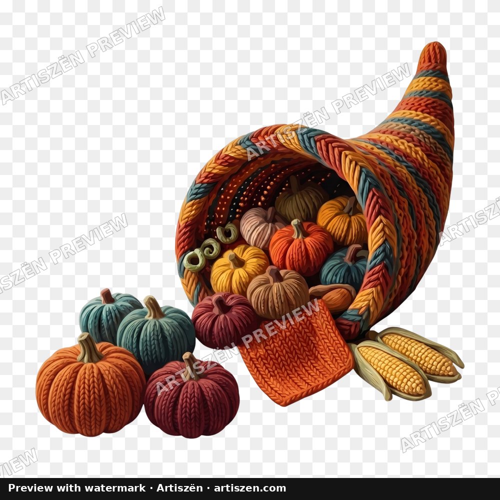 Knit Cornucopia PNG preview