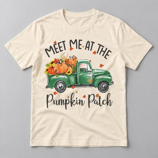 Meet Me at the Pumpkin Patch tee in Natural
