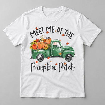 Meet Me at the Pumpkin Patch tee in White