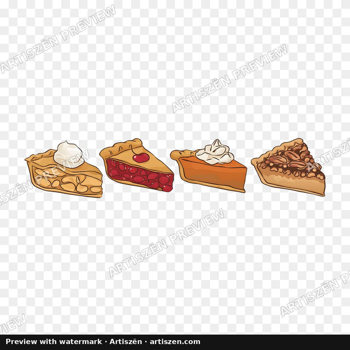 Pie Slices PNG preview