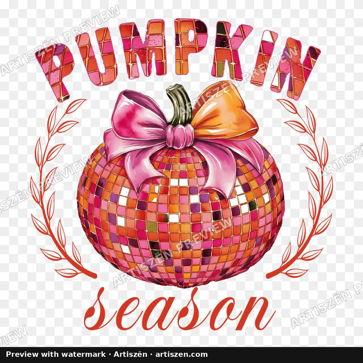 Pumpkin Season Disco PNG preview