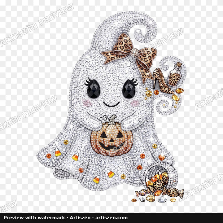 Rhinestone Ghost Girl PNG preview