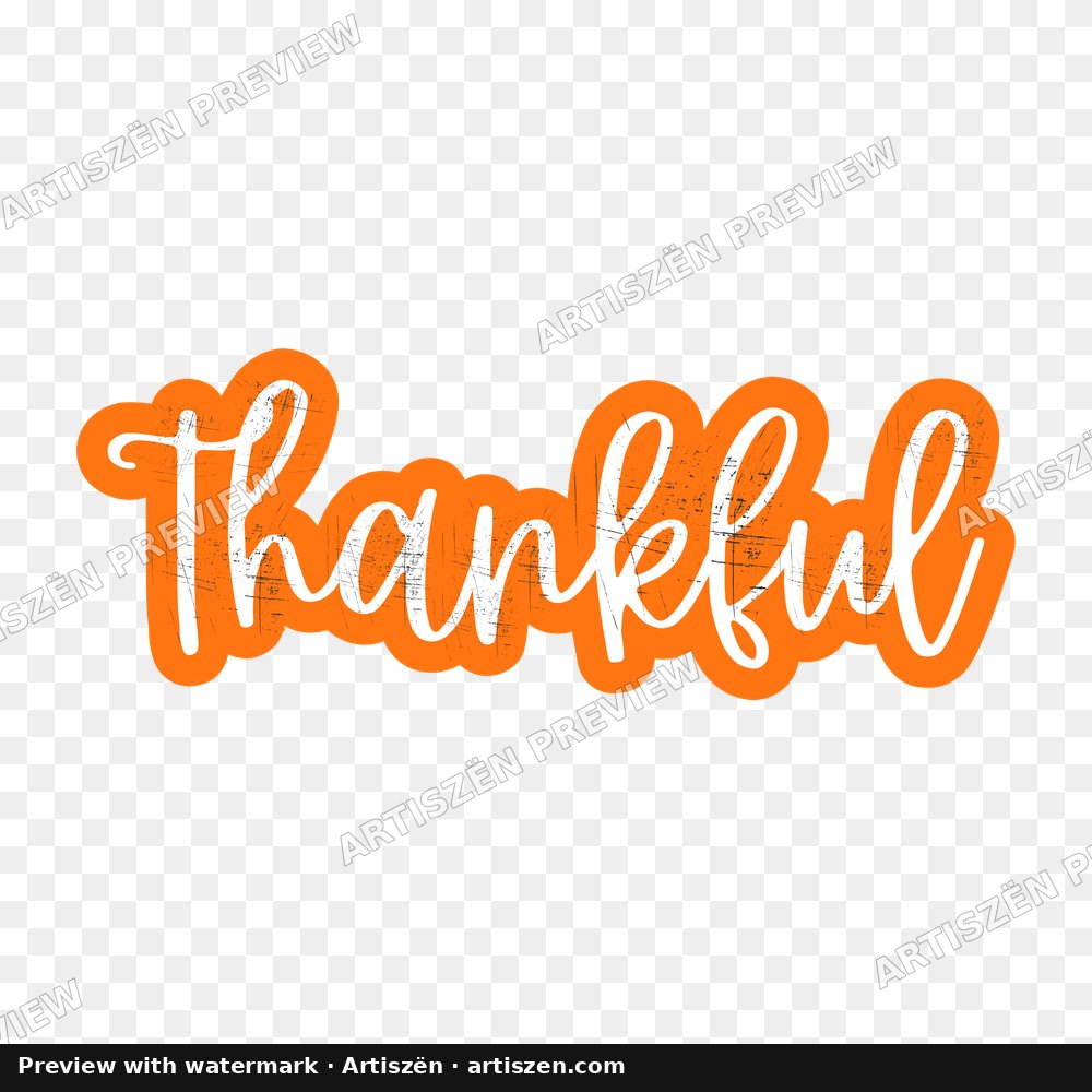 Thankful Script PNG preview