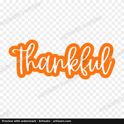 Thankful Script PNG preview