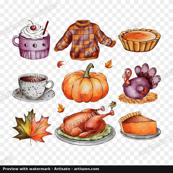 Thanksgiving Treats PNG preview