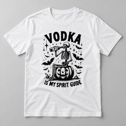 Vodka Is My Spirit Guide tee in White